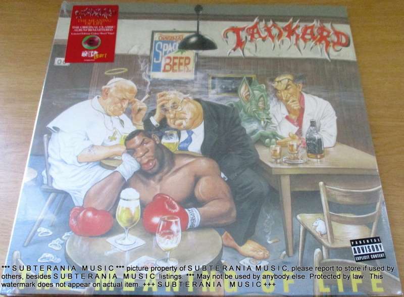 TANKARD The Meaning Of Life Swirl Vinyl LP Record Sealed