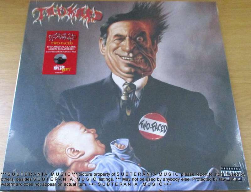 TANKARD Two Faced Half Grey Black Vinyl LP record SEALED