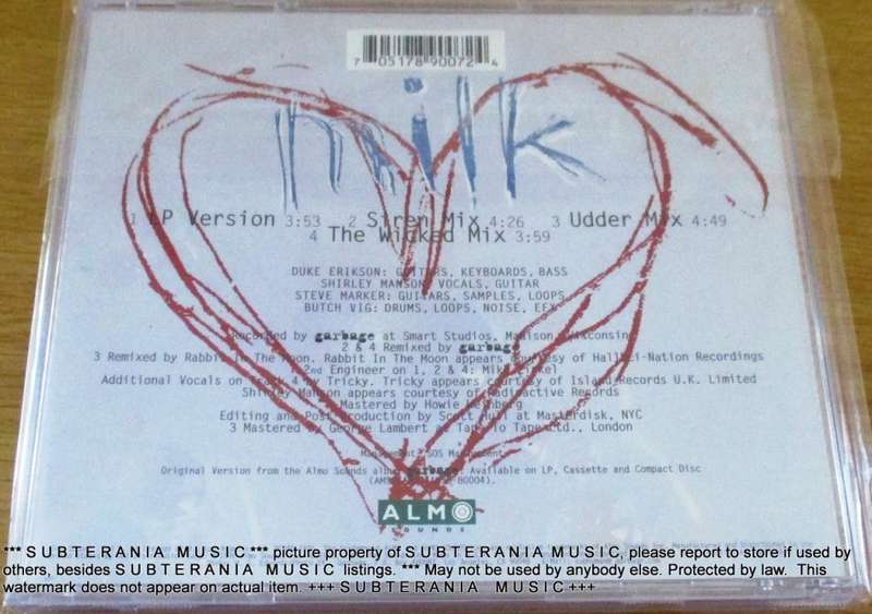 GARBAGE MIlk USA Maxi Single CD
