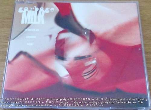 GARBAGE Featuring Tricky   Milk (The Wicked Mix)k UK Maxi Single CD 1 White Font