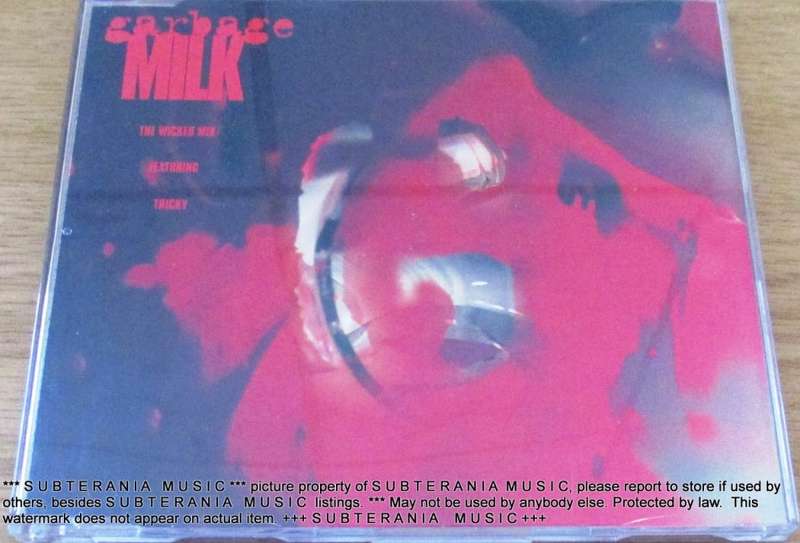 GARBAGE Featuring Tricky   Milk (The Wicked Mix)k UK Maxi Single CD 2 Red Font