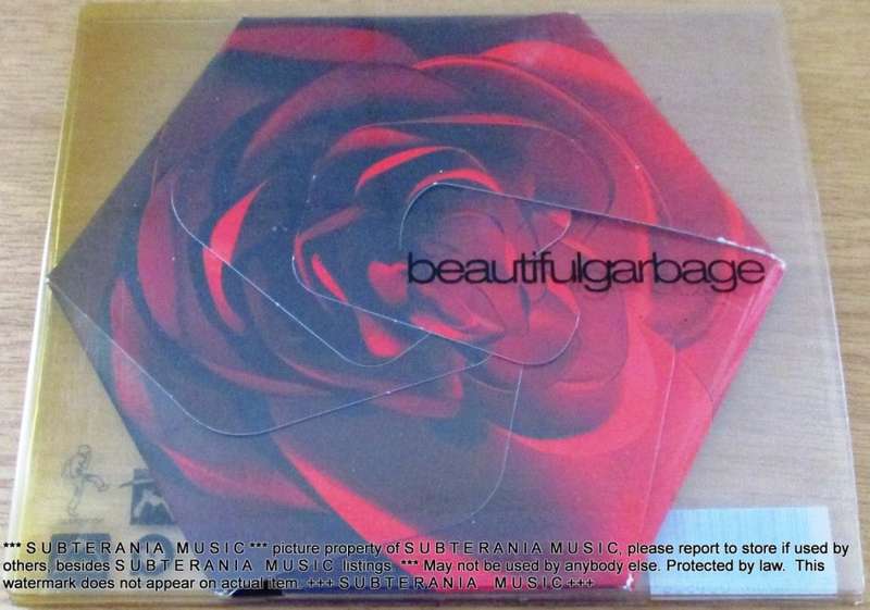 GARBAGE Beautifulgarbage die cut cover CD UK Pressing