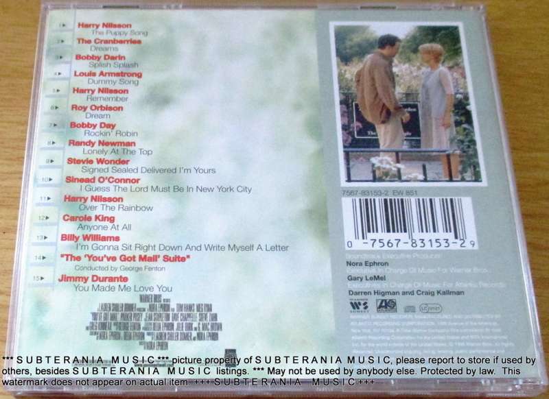 O.S.T. YOU`VE GOT MAIL   CD [Shelf G box 24]
