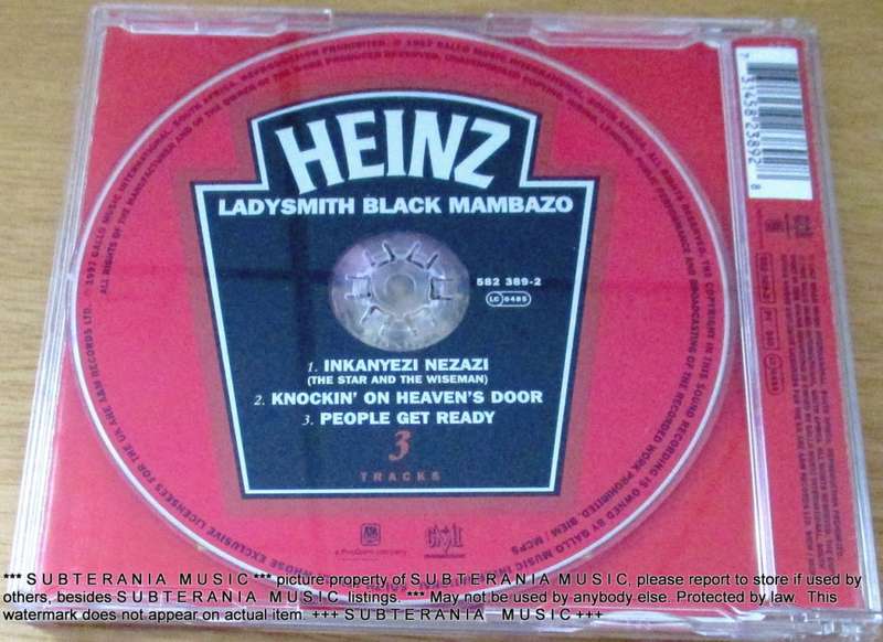 LADYSMITH BLACK MAMBAZO Heinz CD Single  [Shelf G box 24]