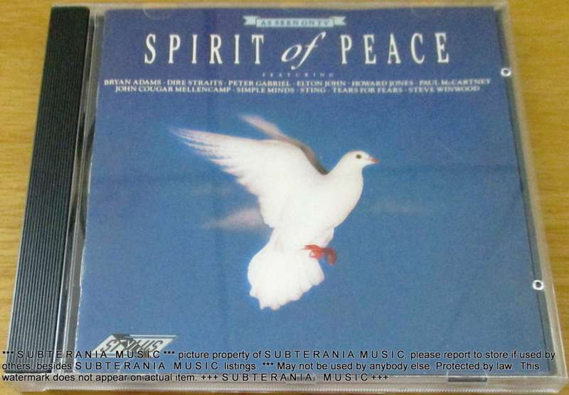 SPIRIT OF PEACE POP COMPILATION  CD [Shelf G box 24]
