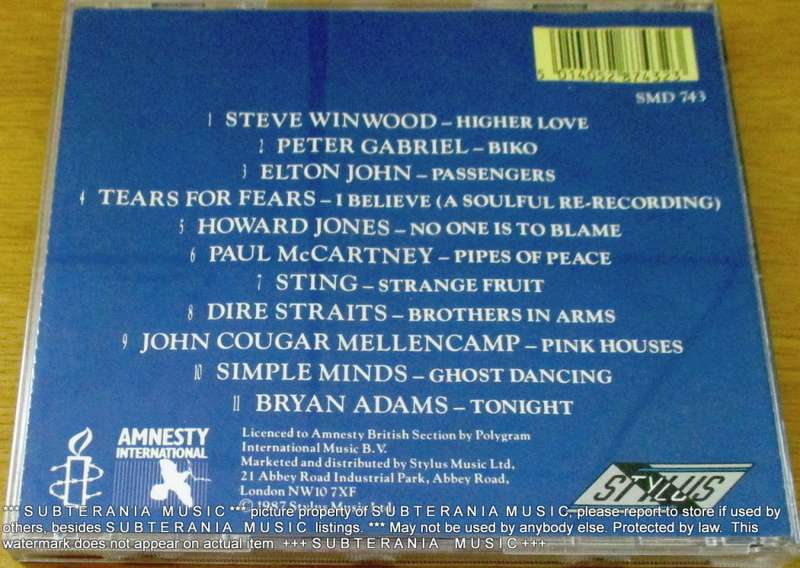 SPIRIT OF PEACE POP COMPILATION  CD [Shelf G box 24]