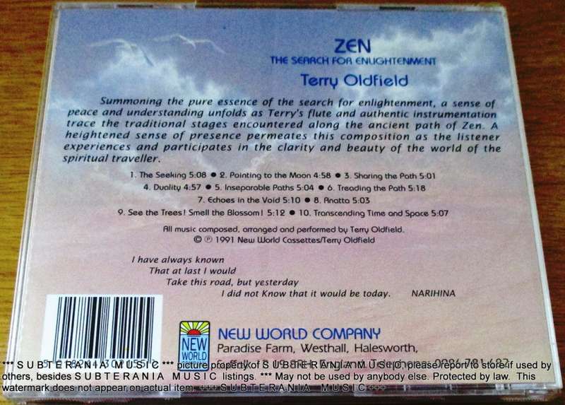 TERRY OLDFIELD  Zen  CD [Shelf G box 24] NEW WORLD MUSIC
