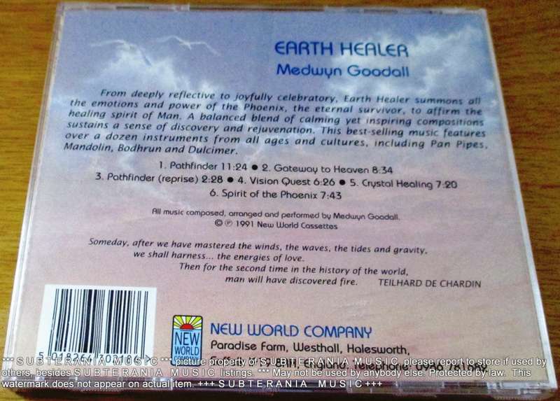 MEDWYN GOODALL Earth Healer  CD [Shelf G box 24] NEW WORLD MUSIC
