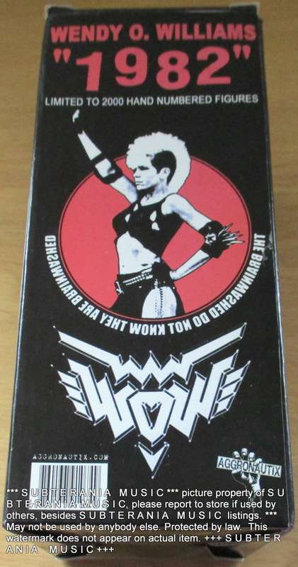 WENDY O WILLIAMS 1982 Throbblehead Figure from PLASMATICS PUNK band