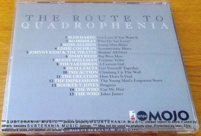 MOJO MAGAZINE presents  THE ROUTE TO QUADROPHENIA