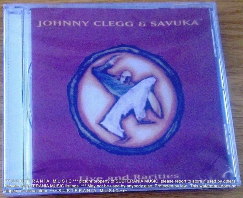 JOHNNY CLEGG & SAVUKA Live And Rarities CD
