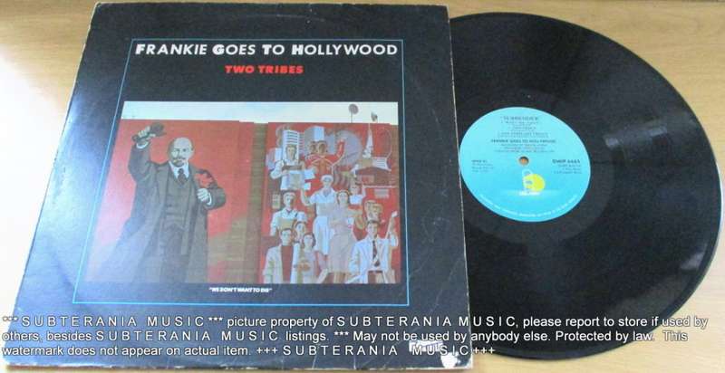 FRANKIE GOES TO HOLLYWOOD Two Tribes  12` Maxi Vinyl Record