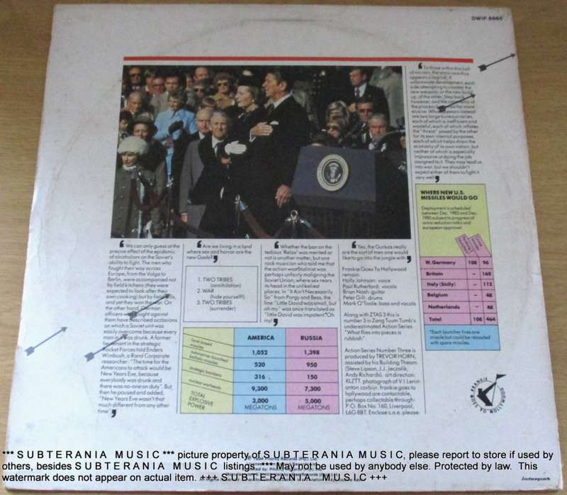 FRANKIE GOES TO HOLLYWOOD Two Tribes  12` Maxi Vinyl Record