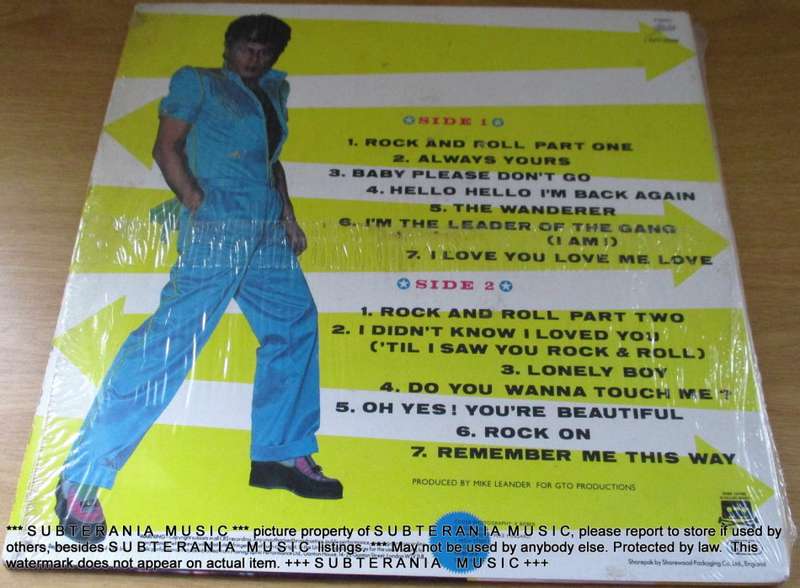 GARY GLITTER The Leader IMPORT VINYL RECORD