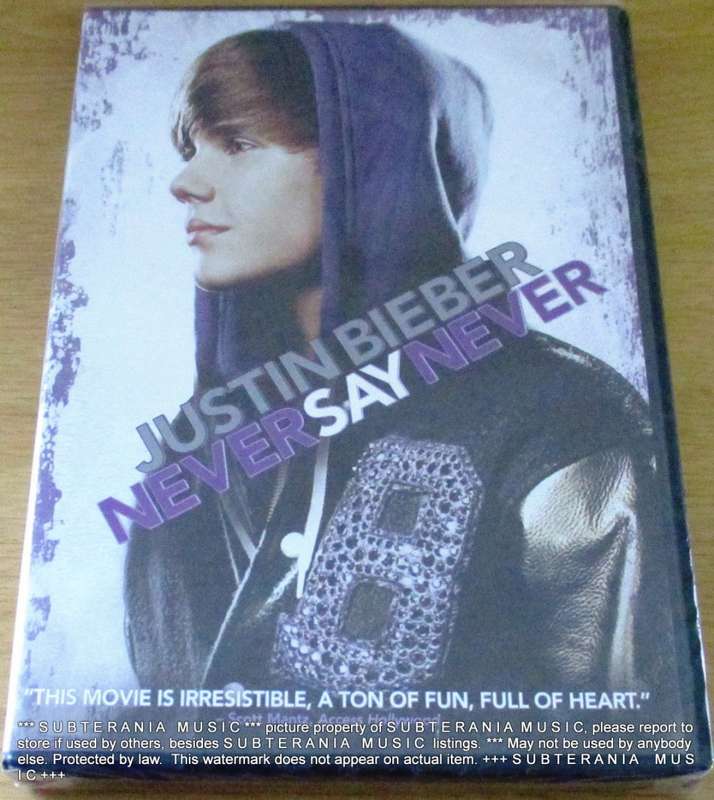 JUSTIN BIEBER Never say Never DVD