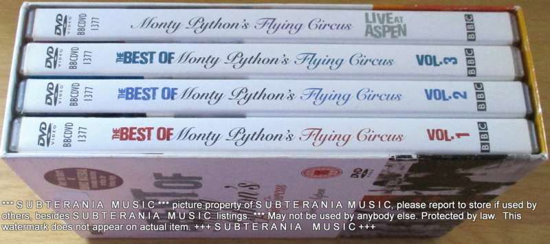 MONTY PYTHON'S The Best of Monty Python's Flying Circus  + Live in Aspen 4 DVD BOX SET