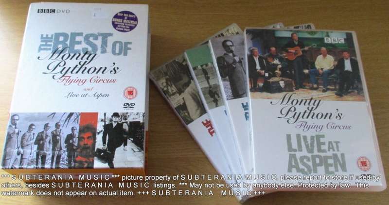 MONTY PYTHON'S The Best of Monty Python's Flying Circus  + Live in Aspen 4 DVD BOX SET