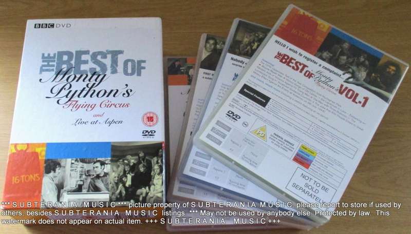 MONTY PYTHON'S The Best of Monty Python's Flying Circus  + Live in Aspen 4 DVD BOX SET