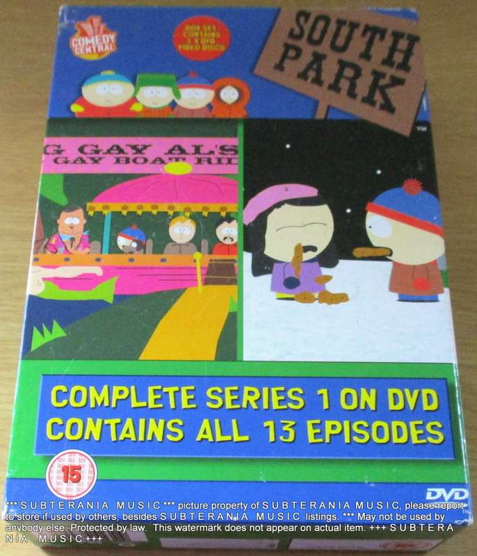 SOUTH PARK Complete Series 1 DVD Box set [BB TOP SHELF]
