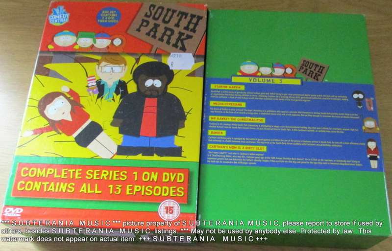 SOUTH PARK Complete Series 1 DVD Box set [BB TOP SHELF]