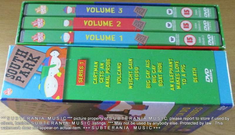 SOUTH PARK Complete Series 1 DVD Box set [BB TOP SHELF]