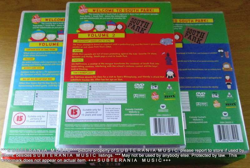 SOUTH PARK Complete Series 1 DVD Box set [BB TOP SHELF]