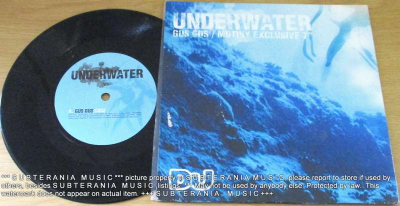 GUS GUS/ MUTINY Gus Gus / Mutiny 7` Exclusive 7` Single  BLACK vinyl IMPORT