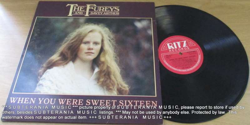 THE FUREYS When You Were Sweet Sixteen IMPORT VINYL RECORD