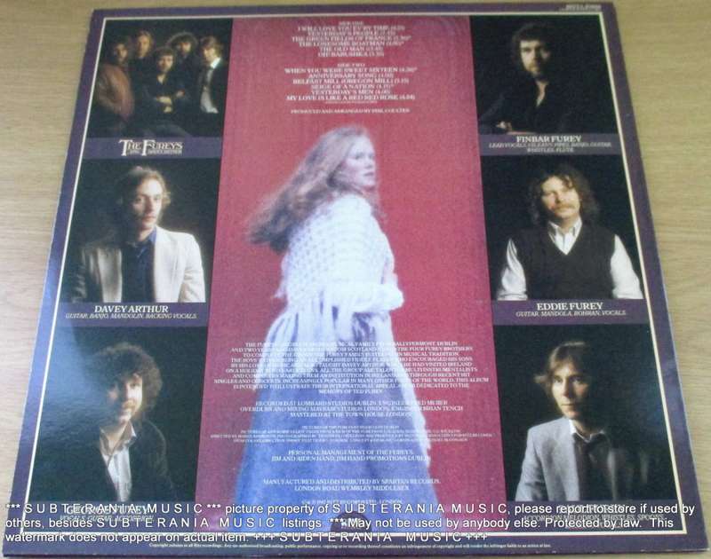 THE FUREYS When You Were Sweet Sixteen IMPORT VINYL RECORD