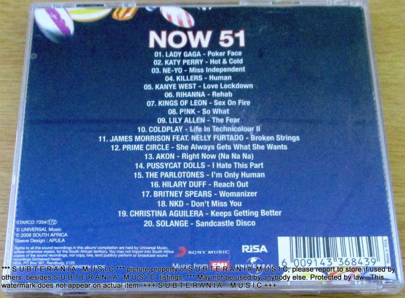NOW That`s What I Call Music 51 [Shelf G Box 9]