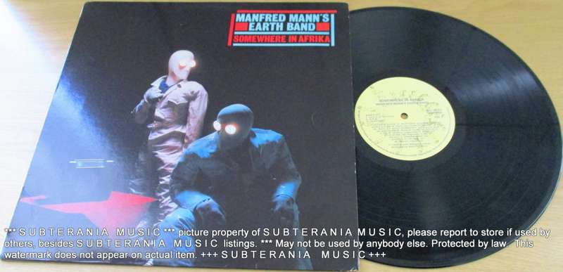 MANFRED MANN`s EARTH BAND Somewhere in Afrika VINYL RECORD