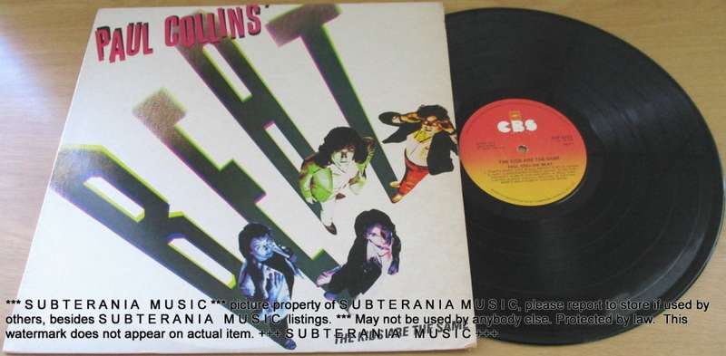 PAUL COLLINS The Kids are the Same VINYL RECORD