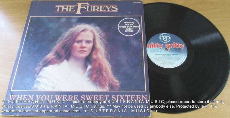 THE FUREYS When You Were Sweet Sixteen VINYL RECORD