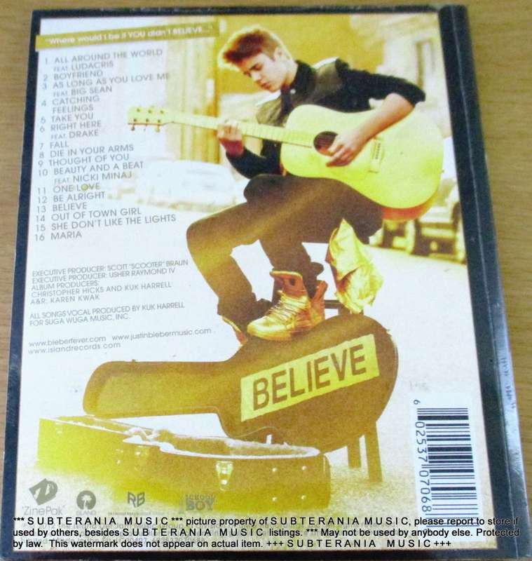 JUSTIN BIEBER Believe Deluxe Limited Edition