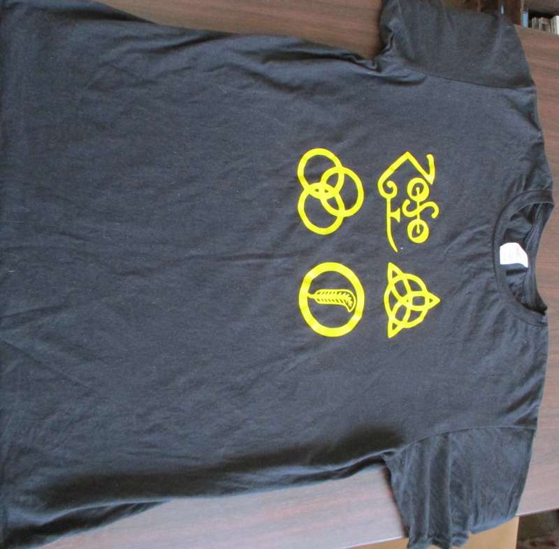 LED ZEPPELIN 4 Symbols XL T SHIRT
