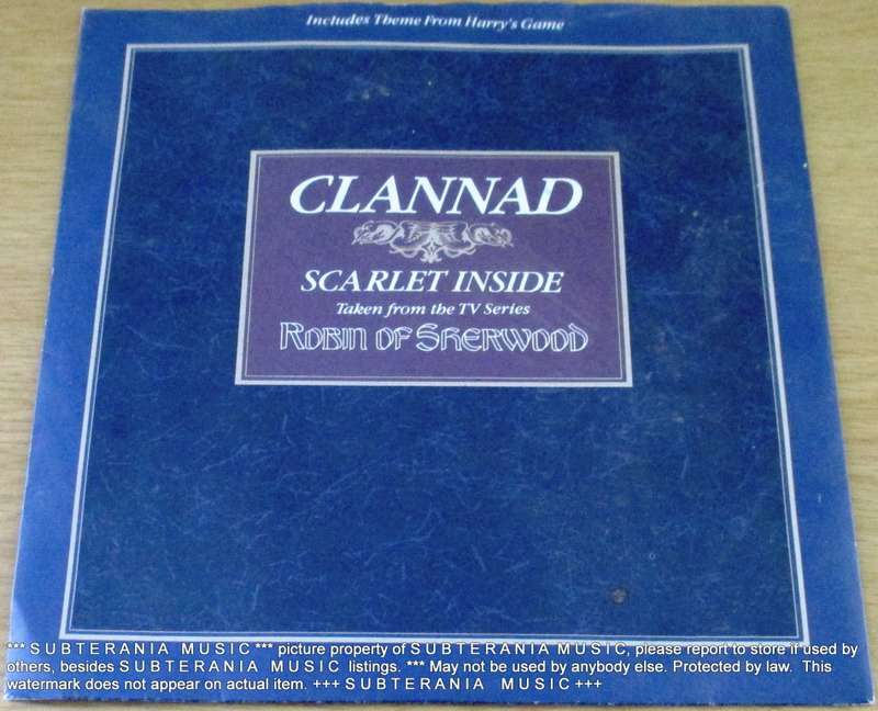 CLANNAD 7` single Scarlet Inside IMPORT BLACK vinyl