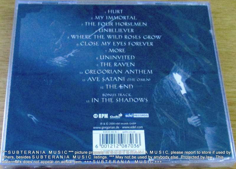 GREGORIAN The Dark Side CD