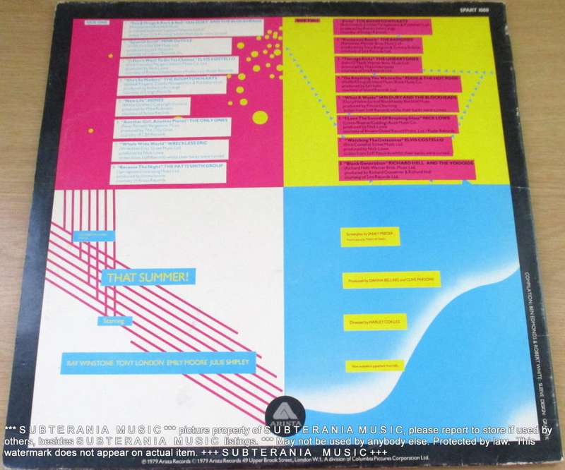 THAT SUMMER! New Wave Punk Compilation VINYL RECORD