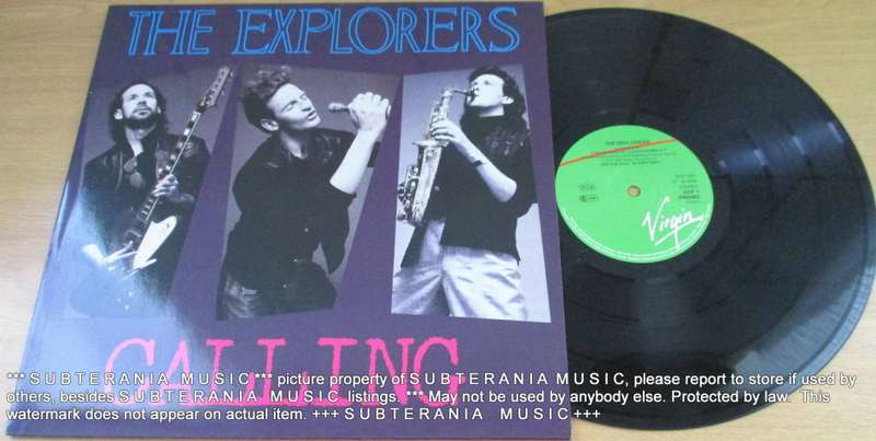 THE EXPLORERS Calling 12` Maxi Single VINYL RECORD  Andy Mackay Phil Manzanera