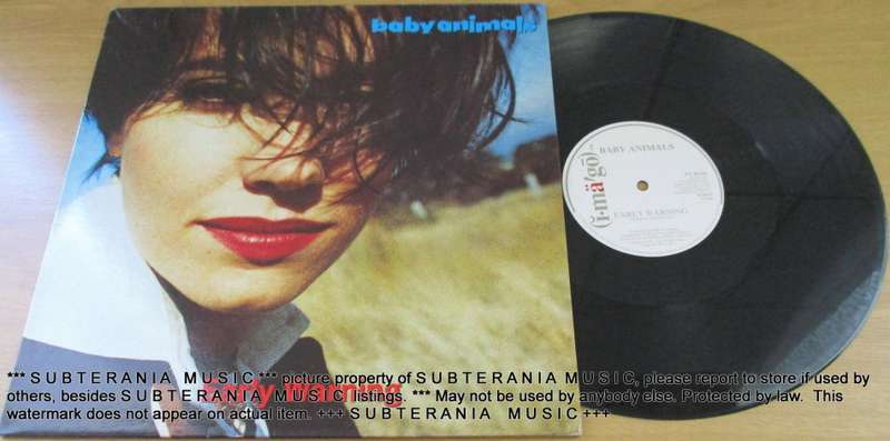 BABY ANIMALS Early Warning 12` Maxi Single  IMPORT VINYL RECORD `arena rock`