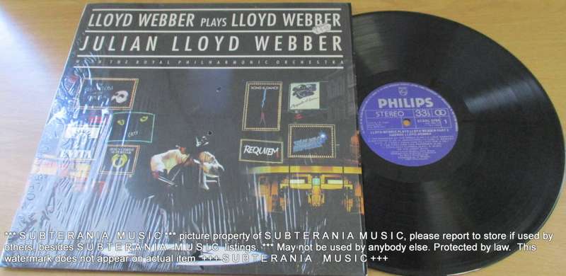 LLOYD WEBER PLAYS LLOYD WEBER VINYL RECORD
