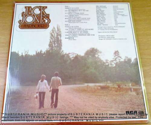 JACK JONES  Harbour VINYL RECORD