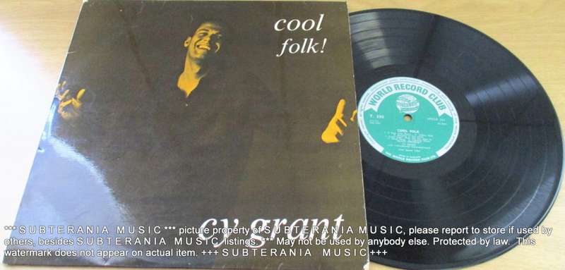 CY GRANT Cool Folk!VINYL RECORD