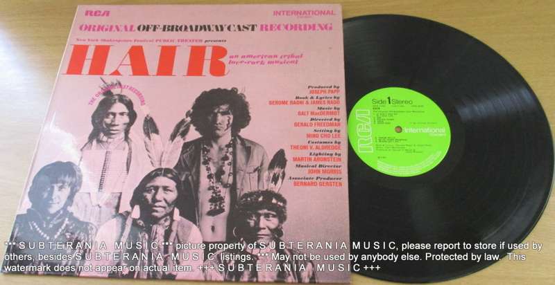 HAIR Broadway Cast  VINYL RECORD