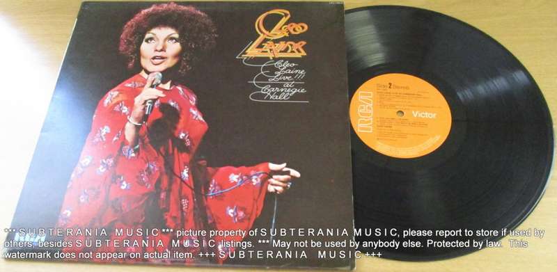 CLEO  LAINE  Live VINYL RECORD