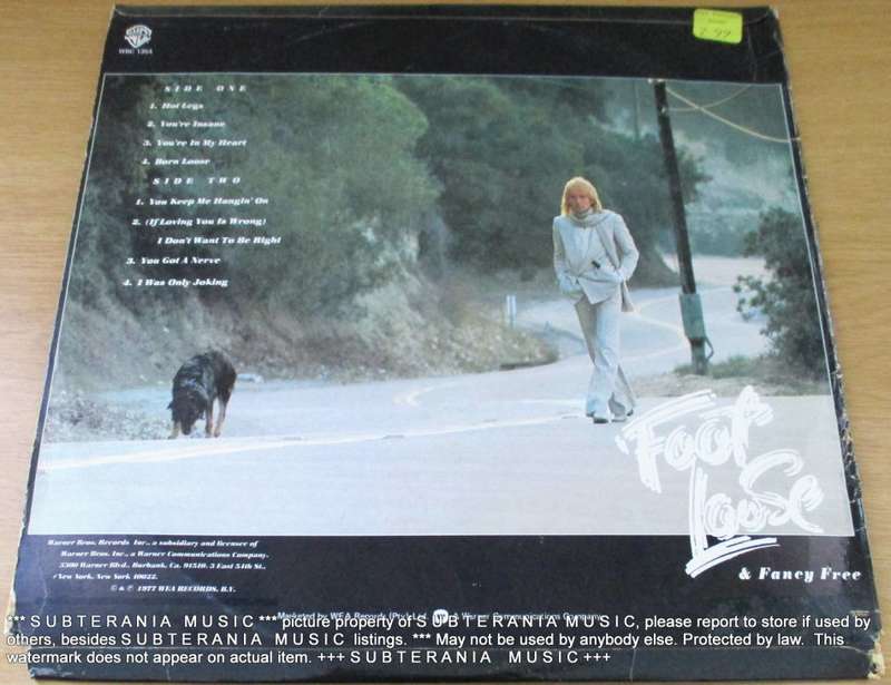 ROD STEWART Foot Loose and Fancy Free VINYL RECORD