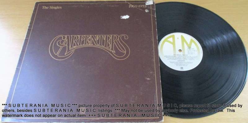 THE CARPENTERS The Singles VINYL RECORD
