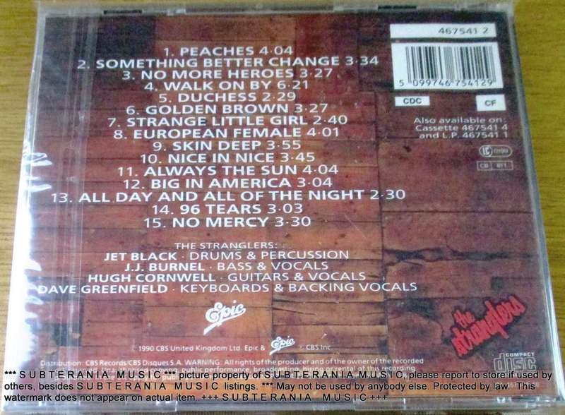 THE STRANGLERS Greatest Hits 1977-1990. [SHELF G BOX 10]