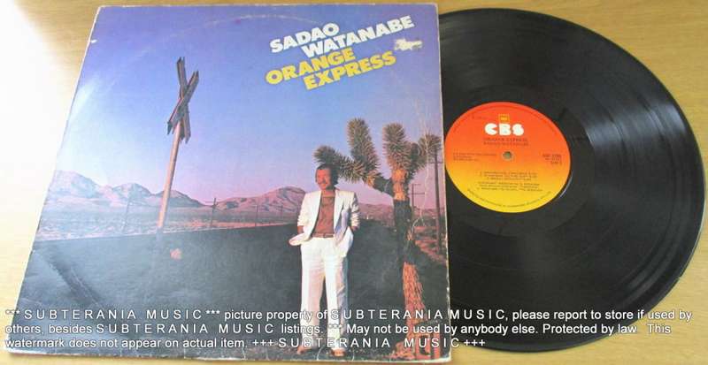 SADAO WATANABE Orange Express VINYL RECORD