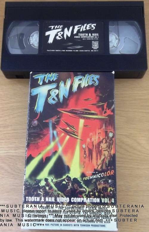THE TOOTH AND NAIL FILES Video Collection  Vol.4  VHS Video Cassette